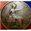 Image 2 : LARGE! OLD ENGLISH COINS 1897 VICTORIA PENNY SCARCE!