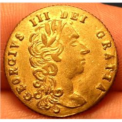 OLD ENGLISH 1788 KING GEORGE III SPADE HALFGUINEA TOKEN COUNTER EXONUMIA!