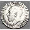 Image 2 : DETAILED! OLD ENGLISH COINS 1918 KING GEORGE SILVER THREEPENCE