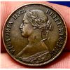 Image 1 : OLD ENGLISH COINS 1866 VICTORIA FARTHING SCARCE!