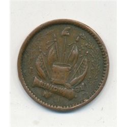 NAVY AND ARMY UNION copper piece ~ SMD.108