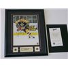 Image 1 : NHL - Autographed Joe Thornton - Beautifully Framed Photo 18" x 22" overall