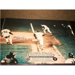 MOOKIE WILSON METS SIGNED 16X20 HUNT UDA….WOW!  FRAMED Ready to HANG!!