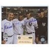 Image 1 : Core Four with Jeter, Posada , Rivera autographed Steiner COA