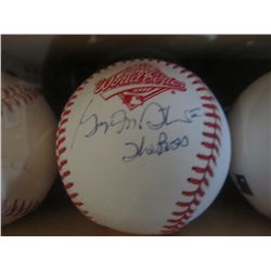 George Steinbrenner World Series Autograph The Boss