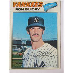Ron Guidry 1977 Topps Yankees  Mint Baseball Card
