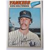 Image 1 : Ken Holtzman 1977 Topps Yankees  Mint Baseball Card