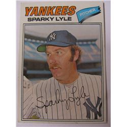 Sparky Lyle1977 Topps Yankees  Mint Baseball Card