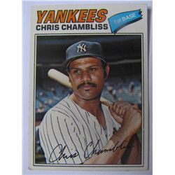 Chris Chambliss 1977 Topps Yankees  Mint Baseball Card