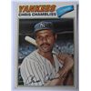 Image 1 : Chris Chambliss 1977 Topps Yankees  Mint Baseball Card