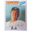 Image 1 : Fred Stanley 1977 Topps Yankees  Mint Baseball Card