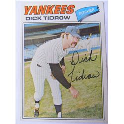 Dick Tidrow 1977 Topps Yankees  Mint Baseball Card