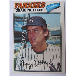 Graig Nettles 1977 Topps Yankees  Mint Baseball Card