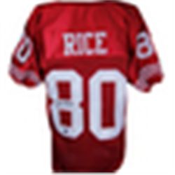 Jerry Rice Autographed 49ers Jersey COA