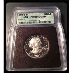 ICG - PR 69 DCAM 1981 S Susan B Anthony $1