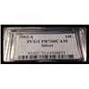 Image 2 : PCGS PR70DCAM SILVER!!! 2003 - S 10 CENT PIECE….serial # 95307.70/14508875