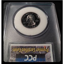 PCC 2004 WISCONSIN QUARTER MINT MARK S PR 70 DCAM --- serial # --- 2000065686