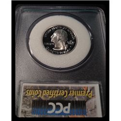 PCC 2004 TEXAS QUARTER MINT MARK S PROOF 70 --- SILVER ---- serial # --- 2000073662