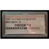 Image 2 : PCC 1985 WASHINGTON QUARTER MINT MARK S --- PROOF 68 --- serial # --- 200079703
