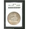 Image 1 : 1874-S T$1 AU50 ANACS. Mintage: 2,549,000....