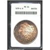 Image 1 : 1879-S S$1 MS64 ANACS. Mintage: 9,110,000....