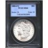Image 1 : 1885-CC S$1 MS64 PCGS. Mintage: 228,000. T...