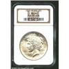 Image 1 : 1921 S$1 MS64 NGC. Mintage: 1,006,473.  Th...