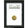 Image 1 : 1854 G$1 Type Two VF30 ANACS. Mintage: 783...