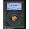 Image 1 : 1873 G$1 Open 3 MS66 PCGS. Mintage: 123,30...