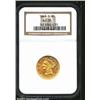 Image 1 : 1863-S $5 AU55 NGC. Mintage: 17,000....