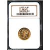 Image 1 : 1879-S $5 MS61 NGC. Mintage: 426,200.  The...