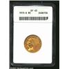 Image 1 : 1915-S $5 XF45 ANACS. Mintage: 164,000....