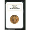Image 1 : 1881-S $10 MS61 NGC. Mintage: 970,000....