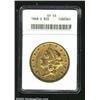 Image 1 : 1868-S $20 XF45 ANACS. Mintage: 837,500....