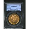 Image 1 : 1898 $20 MS61 PCGS. Mintage: 170,300....