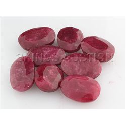 Ruby 150.10 ctw Loose Gemstone Mix Sizes Oval Cut