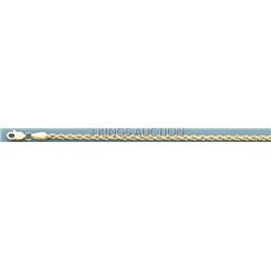 SOLID ROPE D.C 2.5mm 24in. 11.2 grs 14kt Y Gold