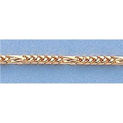Pure Gold 16" 14k Gold-Yellow Figaro Franco Chain