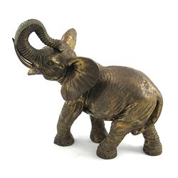 Artcrafted Elephant Made of Brass Symbol for Power, Vic