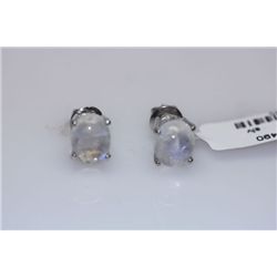 19.25 CTW MOONSTONE EARRING .925 STERLING SILVER