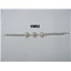 Image 1 : 3 LAVENDER PEARL ELEGANT SILVER BRACELET **** METAL: SI