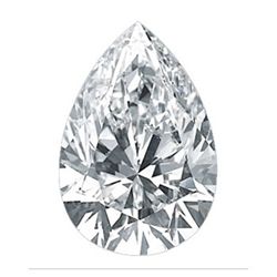 Diamond EGL Cert. Pear 0.91 ctw F, SI1