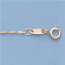 Genuine 16" 14k  Gold-Yellow  1.1mm Pinsetta Pink Gold