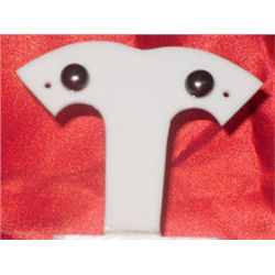 NATURAL 7.00 CTW BLACK PEARL STUD EARRINGS