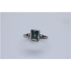 9.70 CTW CSLZEDONIA RING .925 STERLING SILVER