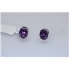 Image 1 : 12.25 CTW AMETHYST EARRING .925 STERLING SILVER