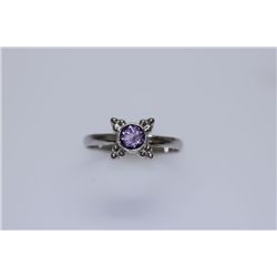 7.95 CTW AMETHYST RING .925 STERLING SILVER