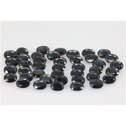 Natural Dark Sapphire Oval Cut 5x7mm 98 pcs 107.62ctw