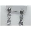 Image 1 : 38.65 CTW MOON STONE EARRING .925 STERLING SILVER