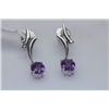 Image 1 : 21.55 CTW AMETHYST EARRING .925 STERLING SILVER
